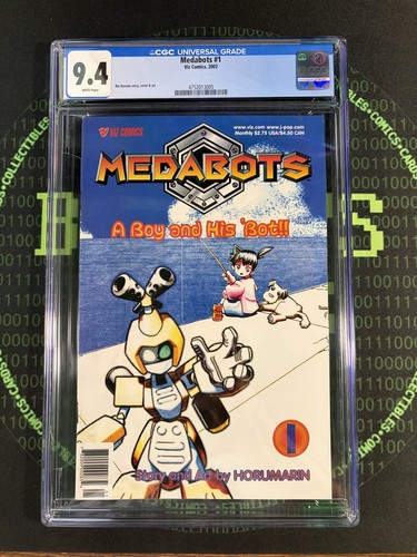 Cgc graded medabots 1 - cgc, 9.4