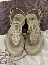 Gold Sandals From Pavers  Size