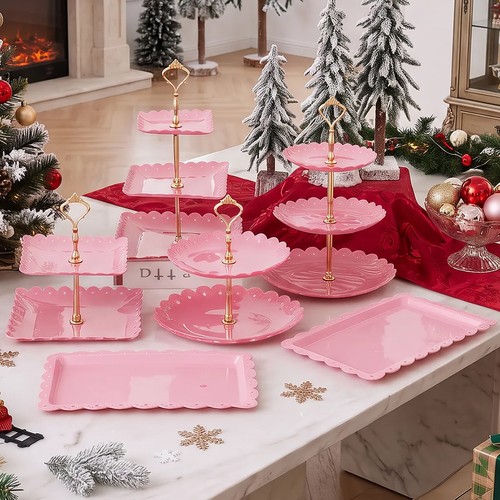 6pcs cake stand afternoon tea - stand,