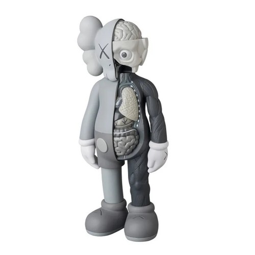 Kaws flayed companion grey - kaws,