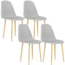 HOMCOM Dining Chairs Set of 4