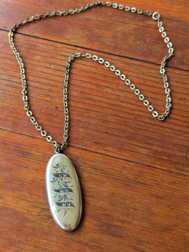 Victorian paste locket - victorian, gold