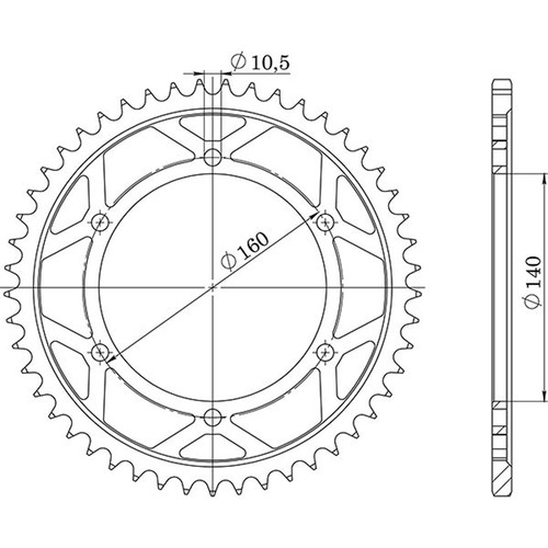 Sunstar steel crown - s, p530
