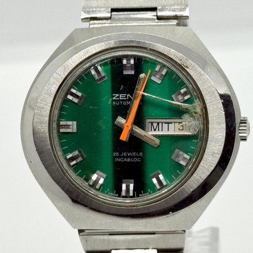 Zeno 25j green automatic watch - zeno,