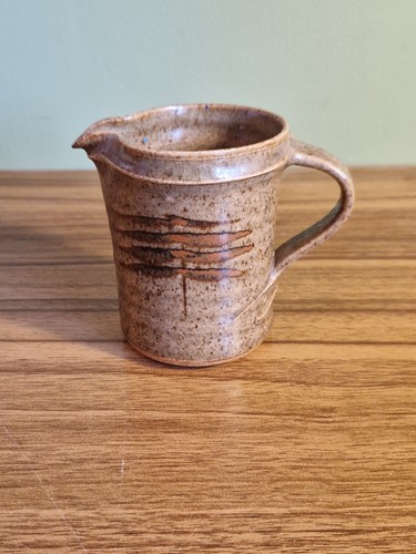Vintage studio pottery milk - vintage,