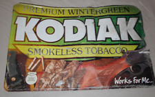 Vintage Kodiak Embossed Metal