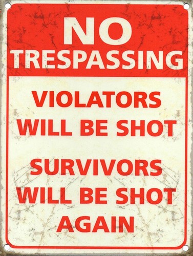 Trespassing retro vintage - retro,