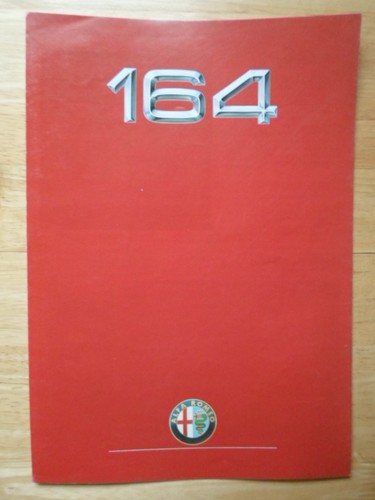 Alfa romeo 164 range orig - alfa, 1988