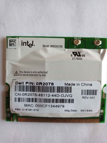 Intel wireless wm3a2100 dell - wireless,