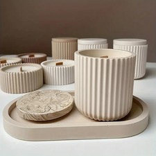 candle molds silicone set