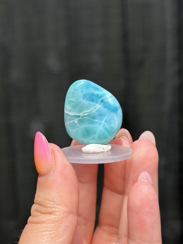 Larimar aaa grade tumbled - grade,