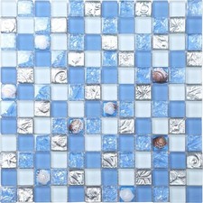 11PCS Shell glass crystal