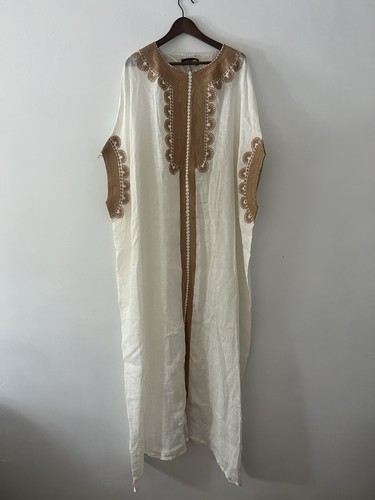 Stunning natural fibre kaftan - fibre,