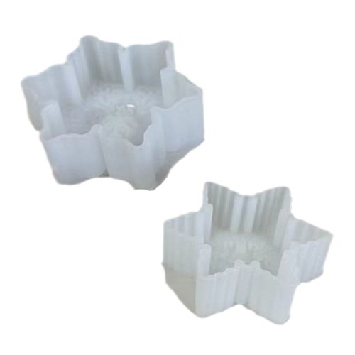 Snowflakes scented molds diy - snowflakes,