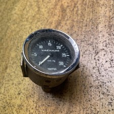Smiths 52mm vintage Vacuum Dash Gauge. Made In UK.      K32