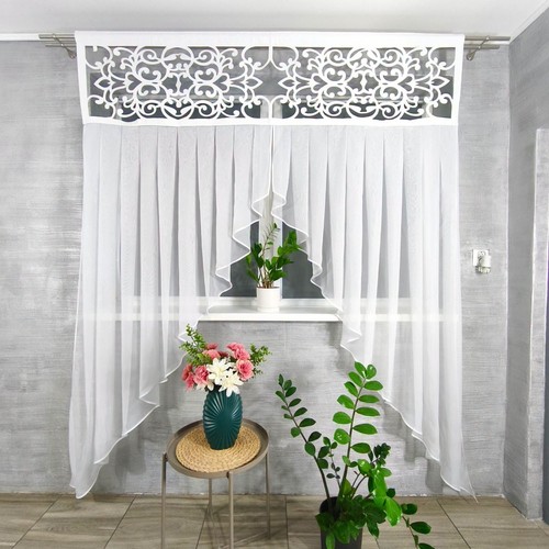 Elegant white voile - 🤍,