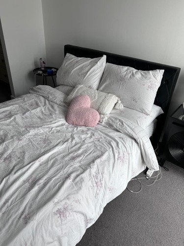 Ikea double bed frame - bed,