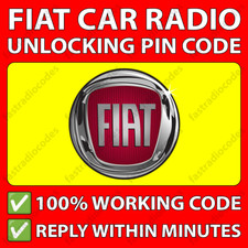 ✅FIAT RADIO CODE UNLOCK SERVICE FOR BLAUPUNKT PUNTO DOBLO ABARTH - ALL MODELS✅
