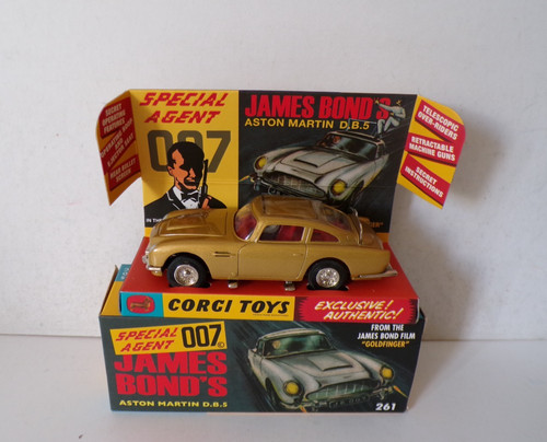 Corgi 261 james bond aston - corgi, bond's