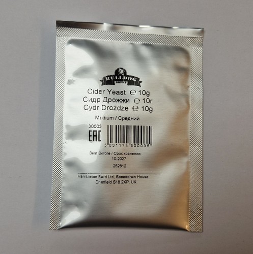 Bulldog cider yeast - bulldog,