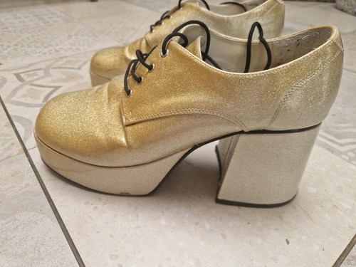 Gold sparkle disco - sparkle, men’s