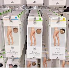 Primark Caramel 5 Pair Glossy