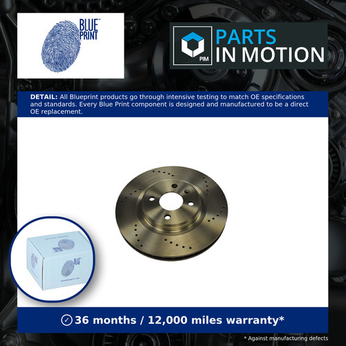Brake discs pair vented - 2x,