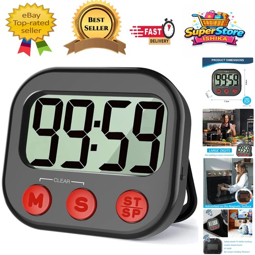 Visual cooking timer with loud - timer,
