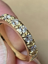 GOLD DIAMOND. Solid 18 carat
