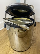 VINTAGE Sarosh Ice Bucket Wine Cooler Champaign Bucket,home bar, Man cave,