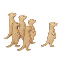 Meerkat MDF Craft Shapes