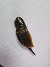 Antique Carved Horn Snuff Box