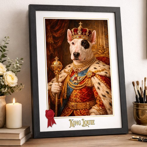 Personalised royal dog - royal,