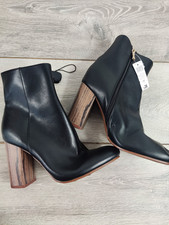 Peacocks Black Faux Leather