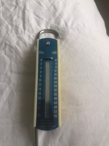 Vintage dgbm luggage scale - vintage,