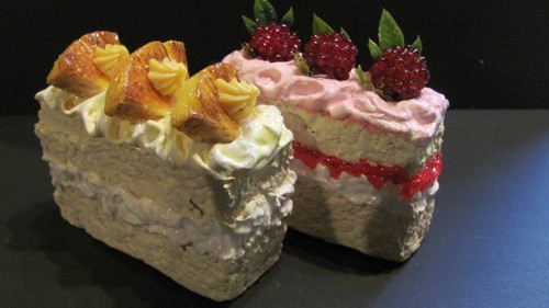 Fake french cakes artificial - fake,
