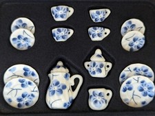 BLUE FLOWERS china tea set