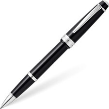 Cross Bailey Light Polished Black Resin Medium Point Rollerball Pen