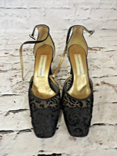 Roberto Vianni Ladies Shoes Black Lace Style No Size Measued To Be a UK6