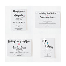 10 Wedding Invitations Evening