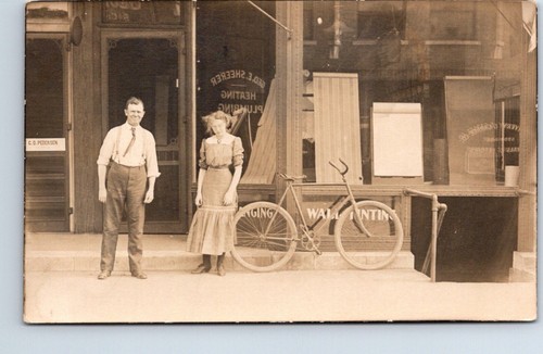 Rppc real photo postcard iowa - photo,