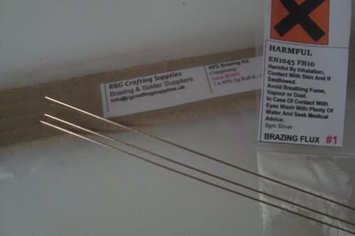 Silver solder brazing - solder, 2