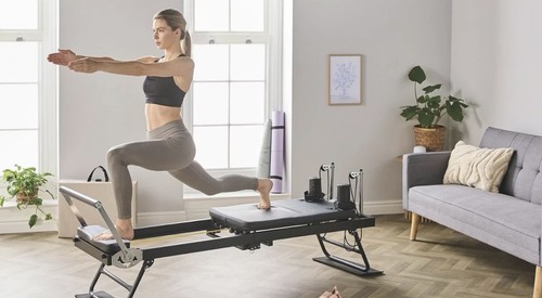 Aldi pilates reformer stretch - aldi,