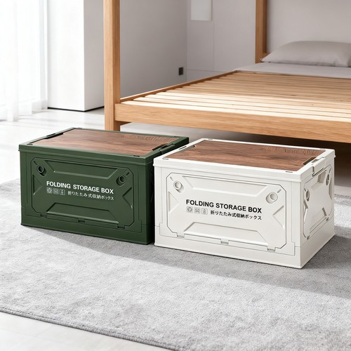 Collapsible stackable storage - stackable,