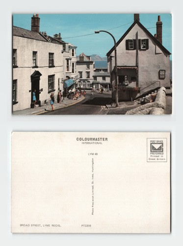 Postcard broad street lyme - postcard,
