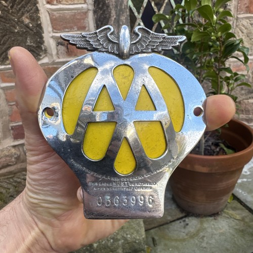 Vintage chrome enamel - /,