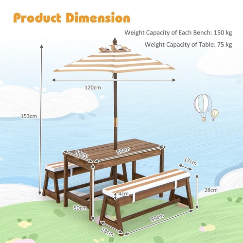 Pack wooden kids picnic - 4,