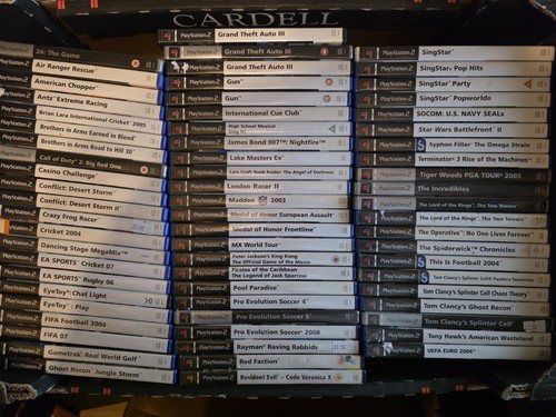 Ps2 games over - -,