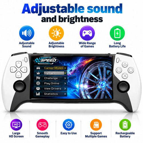 Pocket game console - 5.0", retro