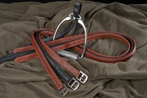 Adt calfskin stirrup - calfskin, leathers
